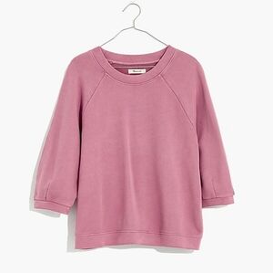 Madewell (Re)sourced Cotton Sweatshirt in Cloudberry